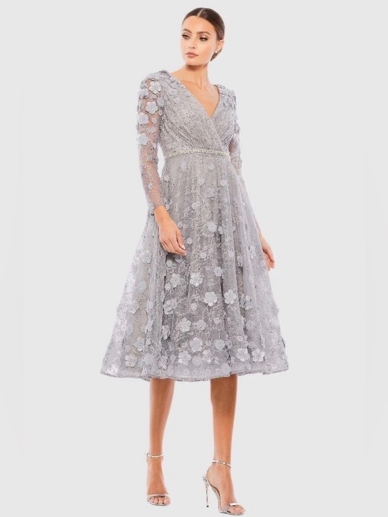Mac Duggal Dresses & Skirts - NWT MAC DUGGAL Floral Embellished Lace A-Line Cocktail Dress (Style #67387) 10